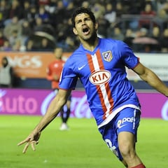 Osasuna y la primera gran noche de Diego Costa en el Atlético