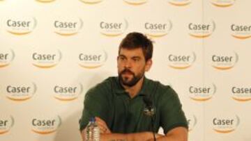 Marc Gasol, en la sede de Caser.
