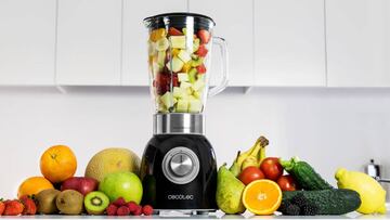 Elabora tus zumos, batidos o purés con esta batidora de vaso, de oferta en Cecotec