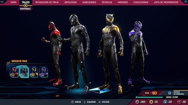 Trajes de Marvel's Spider-Man 2