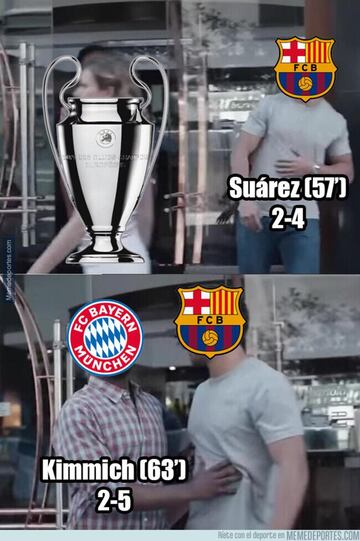 La derrota histórica del Barcelona, protagonista de los memes de la Champions