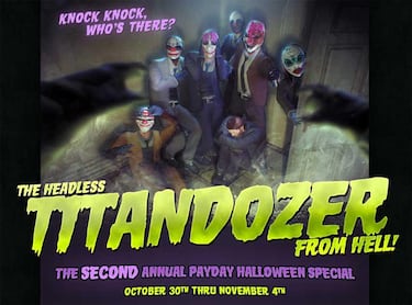 Los atracos crecen en Halloween con el especial de PayDay 2