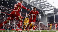 Resumen y goles del Liverpool vs Wolverhampton, jornada 25 de la Premier League 24-25