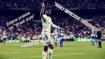 Real Madrid&#039;s Isco takes the plaudits from world press