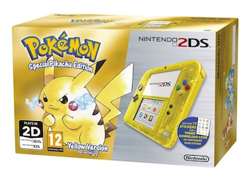 nintendo 2ds pikachu pokemon amarillo