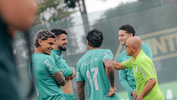 Richard Ríos elogia a Gustavo Gómez, capitán de Palmeiras