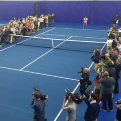 ¡Vivir para ver! El día que Serena peloteó con Trump