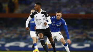 Partido de Premier League entre Everton y Fulham