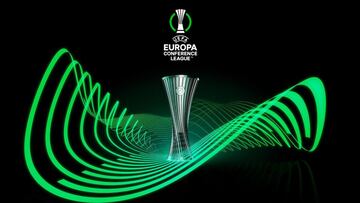 El trofeo de la Europa Conference League