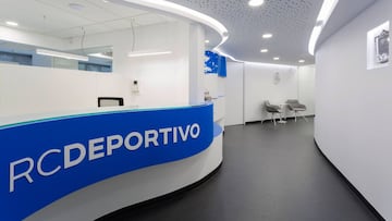 La sede del Deportivo en la Plaza de Pontevedra.