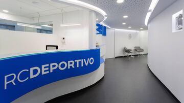 La sede del Deportivo en la Plaza de Pontevedra.