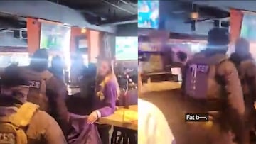 Los agentes del ICE decidieron retirarse del restaurante luego de que los dueños les gritaran todo tipo de insultos.