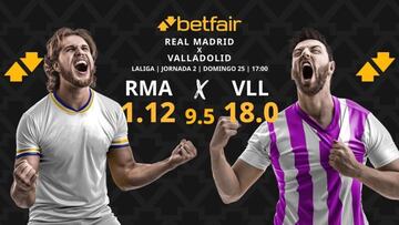 Real Madrid vs. Real Valladolid: horario, dónde ver, pronósticos y clasificación