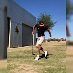 Este es el golfista que también tiene talento en otros deportes