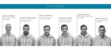 Los fundadores de PadelMBA.