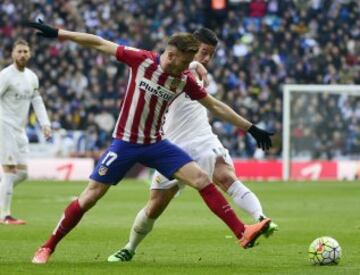 James no la pasó bien frente al Atlético de Madrid