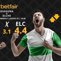 CA Osasuna vs. Elche CF: horario, dónde ver, pronósticos y clasificación