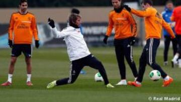 Coentrao, en el entrenamiento