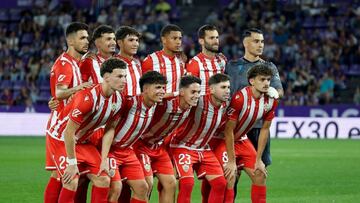 Once inicial del Almería en Pucela.