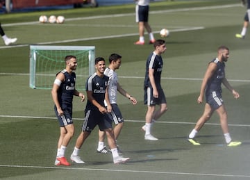 El Madrid prepara su estreno liguero ante el Getafe