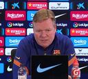 Koeman: "No me gusta hablar del doblete"