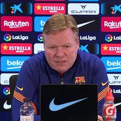 Koeman: "No me gusta hablar del doblete"