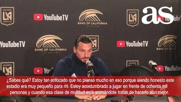 Zlatan siendo Zlatan: "Este estadio es muy chico para mí"