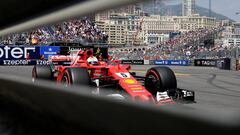 Formula One - F1 - Monaco Grand Prix - Monaco - 25/05/2017 - Ferrari&#039;s Sebastian Vettel in action during the second free practice session.  REUTERS/Max Rossi