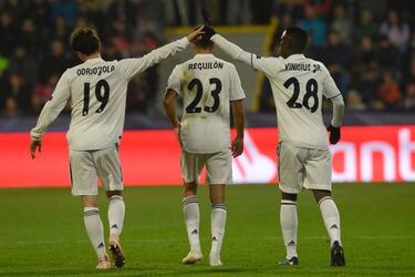 Real Madrid's Reguilón played in Plzen despite sleepless night