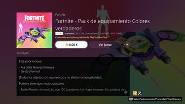 Consigue un ala delta y un gesto gratis en Fortnite con el Pack de PS Plus de septiembre 2023