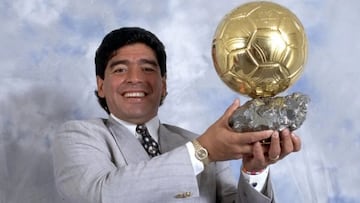 Los herederos de Maradona se niegan a subastar el Bal¨®n de Oro de M¨¦xico¡¯86