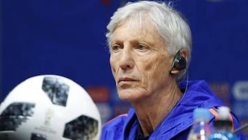 Jos&eacute; P&eacute;kerman, t&eacute;cnico de la Selecci&oacute;n Colombia, habl&oacute; en la rueda de prensa previa al debut ante Jap&oacute;n en el Mundial de Rusia 2018