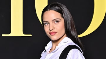 PARIS, FRANCE - SEPTEMBER 26: (EDITORIAL USE ONLY - For Non-Editorial use please seek approval from Fashion House) Rosalia attends the Christian Dior Womenswear Spring/Summer 2024 show as part of Paris Fashion Week on September 26, 2023 in Paris, France. (Photo by Stephane Cardinale - Corbis/Corbis via Getty Images)