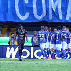 Millonarios sufre, pero vence al Once Caldas con gol de Pérez