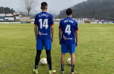 Andoni López y Javi Ros, muy ilusionados con el reto azul