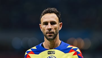 Miguel Layun of America during the final second leg match between Club America and Tigres UANL as part of Torneo Apertura 2023 Liga BBVA MX, at Azteca Stadium, December 17, 2023, in Mexico City, Mexico.