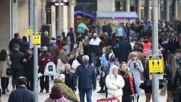 CARDIFF, WALES - NOVEMBER 22: A general view of the Hayes on November 22, 2020 in Cardiff, Wales. Restrictions across Wales have been relaxed following a two-week &quot;firebreak&quot; lockdown which ran from October 23 to November 9. England went into lo