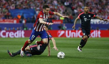 El centrocampista es ya un referente del Atlético en partidos europeos, pues ha jugado 74. En total ha vestido la camiseta rojiblanca en 305 partidos. En Europa ha marcado 14 goles. Uno de ellos memorable, ante el Bayern, en la semifinal de la Champions 2015-16. También marcó en la final de la Supercopa ante el Real Madrid. Ha ganado cinco títulos, tres de ellos europeos: dos Europa League y una Supercopa de Europa. Además, tiene una Copa y una Supercopa de España. Jugó la final de la Champions en 2016 ante el Real Madrid. También la semifinal de Champions 2016-17. De hecho, su debut con el primer equipo atlético fue en Europa, el 8 de marzo de 2012 ante el Besiktas, en Europa League, con triunfo por 3-1.