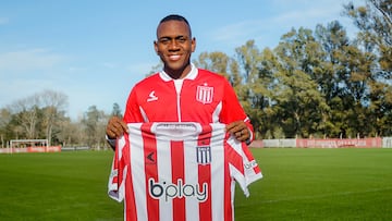 Estudiantes hace oficial el fichaje de Alexis Castillo Manyoma