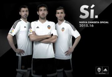 Nueva equipación del Valencia.