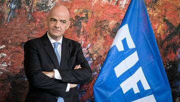 Infantino, en un acto de FIFA.