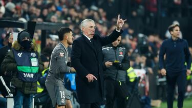 Ancelotti, entrenador del Real Madrid.