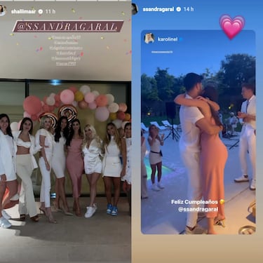 Cumpleaños por todo lo alto de Sandra Garal, novia de Marco Asensio: así fue la fiesta, quién asistió...