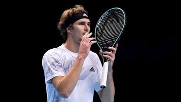 Zverev, 'rey' de la doble falta