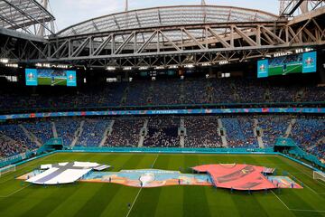 Estadio de San Petersburgo en Rusia.