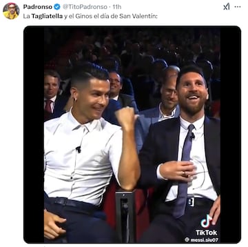 Messi, Cristiano o Trump: estos son los mejores memes de la Tagliatella en San Valentn