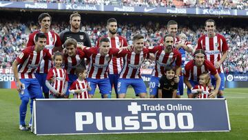 29/10/16 PARTIDO PRIMERA DIVISION
ATLETICO DE MADRID - MALAGA
FORMACION
