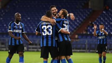 Inter de Milán 2 - Getafe 0, octavos de final Europa League: resultado, goles y resumen