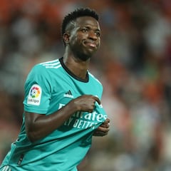 Vinicius, agradecido a Ancelotti