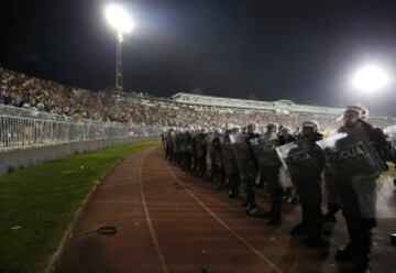 Batalla campal en el Serbia-Albania